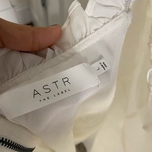 ASTR The Label - White Summer Dress. Size Large. Adorable for graduation.